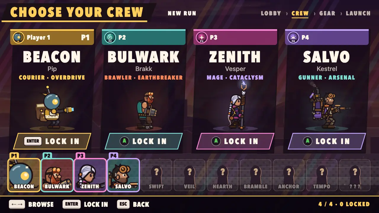 The crew together